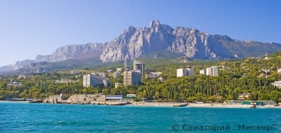 01. Санаторий ''Мисхор'', панорама с моря