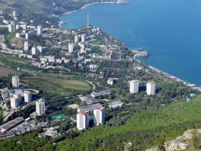 74. Вид на санаторий с Медведь-горы